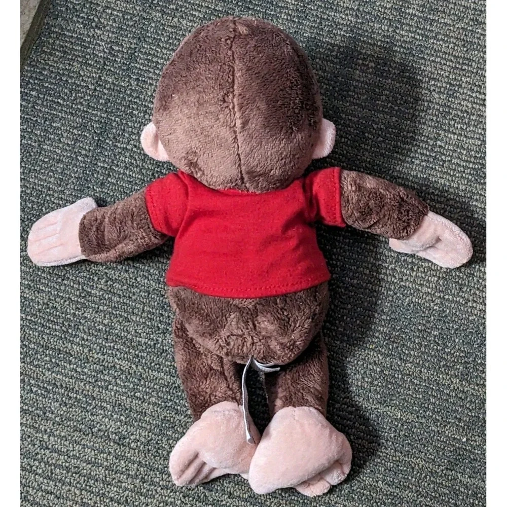 Gund Curious George Universal Studios Plush Monkey Red Shirt Stuffed Animal